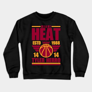 Miami Heat Herro 14 Basketball Retro Crewneck Sweatshirt